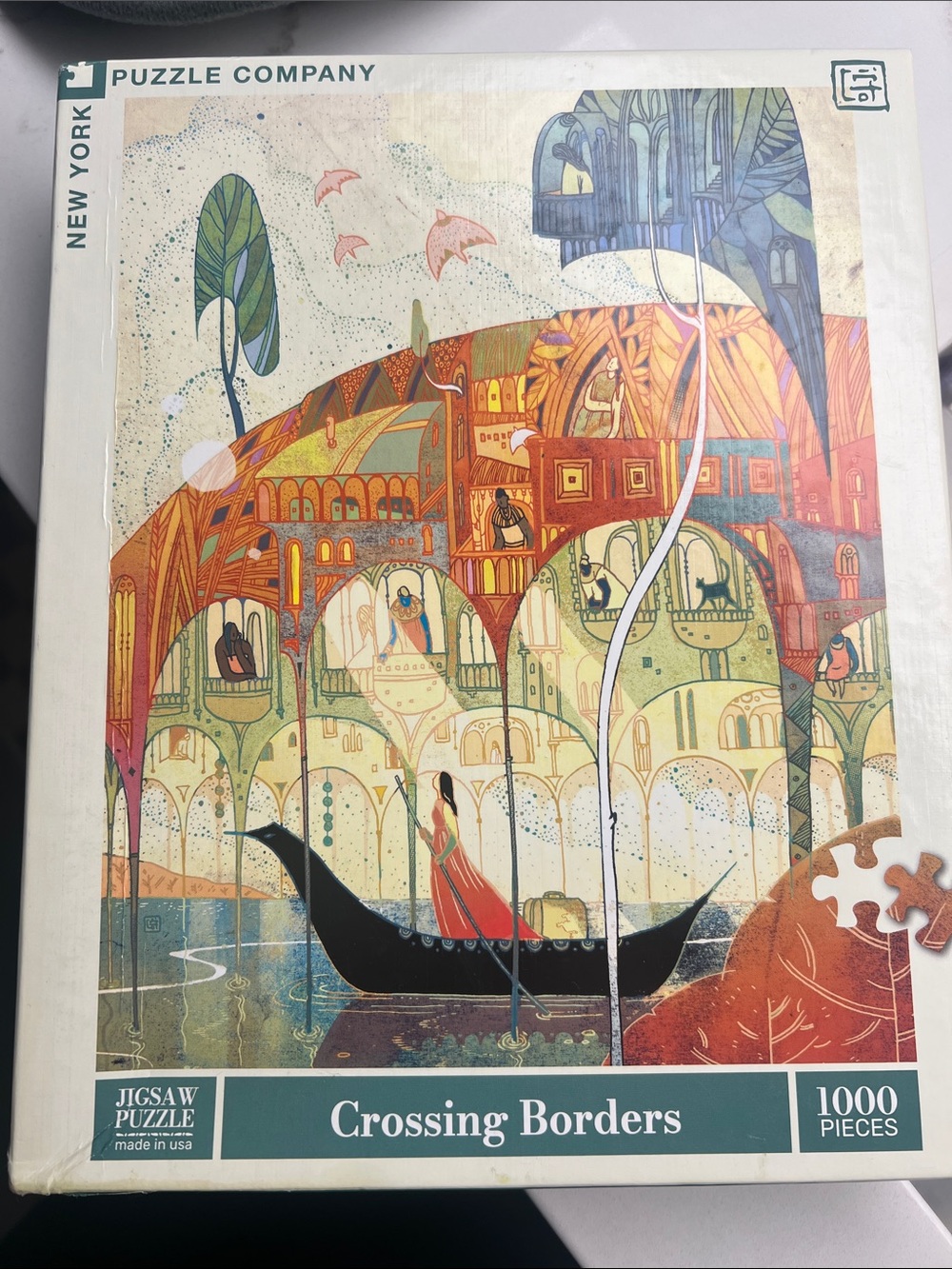 New York Puzzle Company 'Crossing Borders' 1000-Piece Jigsaw Puzzle